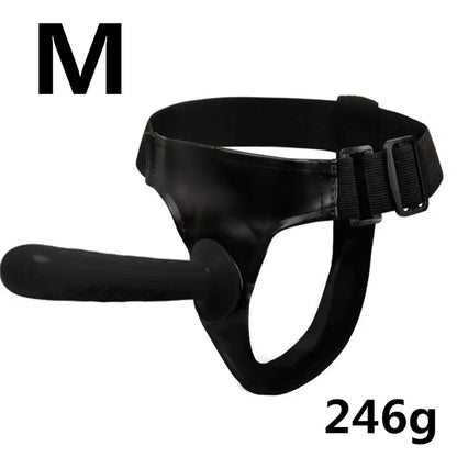 Strap On Big Dildo Vibrator Strapon Ultra Elastic Harness Belt  Adult Sex Toys For Woman Lesbian Double Penis Realistic Dildos
