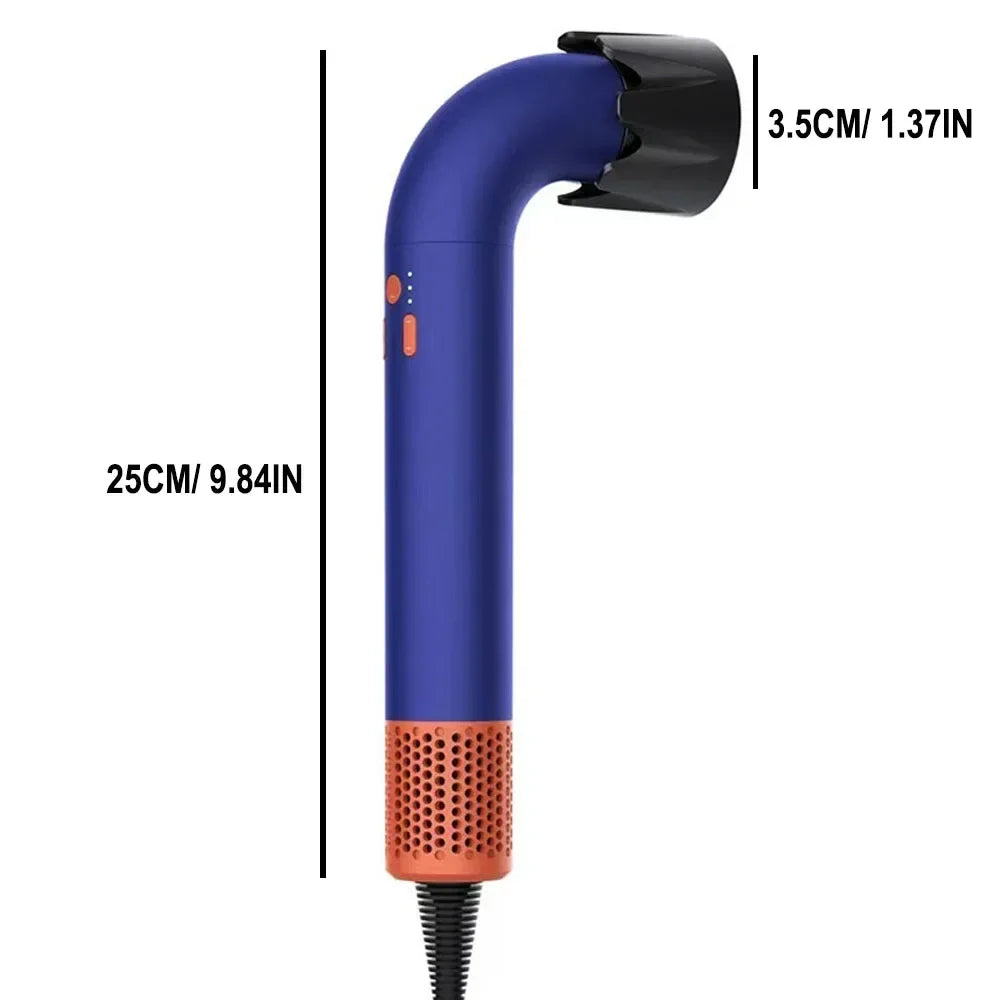 New High Speed Negative Ion Bent pipe shape Hair Dryer with Bend Tube Nozzle Quick Drying for Household Travel
