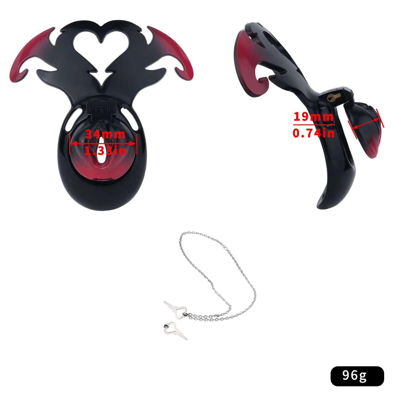 Devil's Heart Chastity Cage 2026 New Sissycage Male CB Lock Bondage Cock Cage Pussy Worship Device Wearable BDSM Toy For Men Gay
