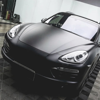 Premium Matte Black Car Vinyl Wrap Film Bubble Air Free Release Decal PVC Motocycle Truck Body DIY Self Adhesive Decoration Film