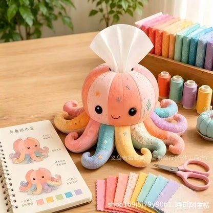 Creative Tide Play Cute New Animals DIY Tissue Box Set Animal Shaping Tissue Box Toy Material Pack