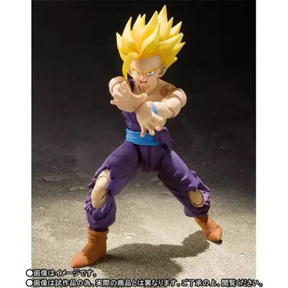 New Dragon Ball Z Super Saiyan Son Gohan Battle Damaged Ver Pvc Action Figure Statue Collection Kids Anime Collectible Toy Doll