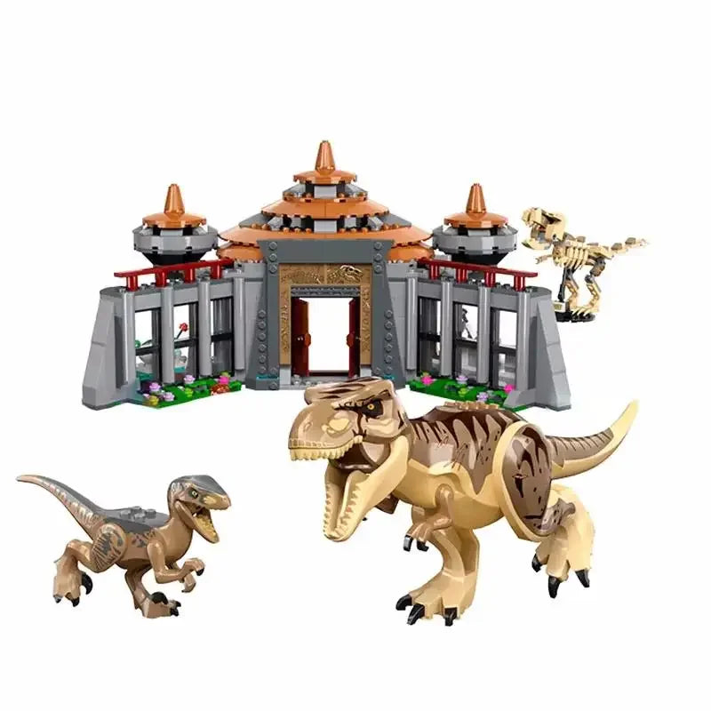 Spinosaurus and Fengshen Pterodactyl Aerial Mission Creative Series Model  Boys' Educational Dinosaur Puzzle Toy Gift Decoration