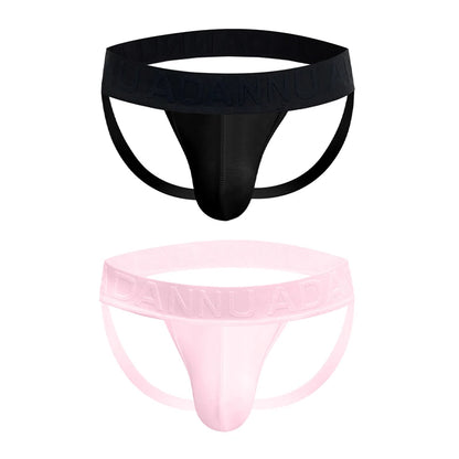 1/2/3PCS Mens Modal Sexy Breathable Quick Dry Sports Hip Lifting Jockstrap T-Back Thongs Bikini Underpants Sissy Panties for Men