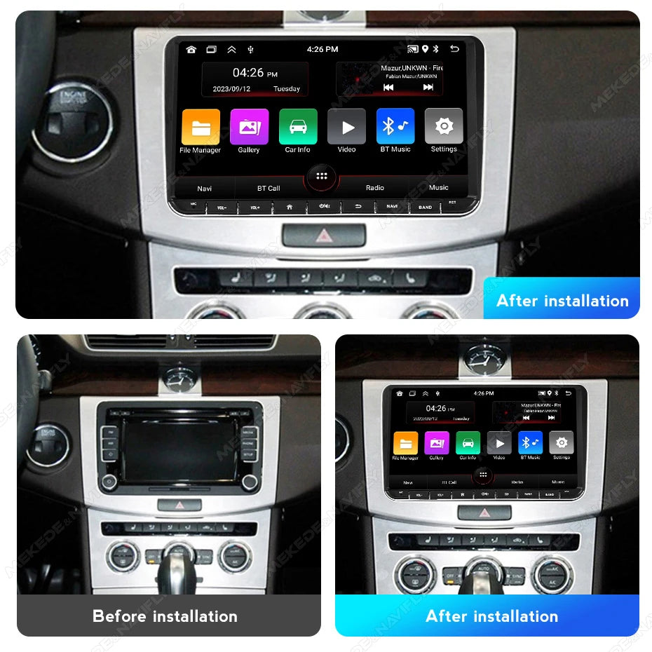 MEKEDE Android Autoradio For Volkswagen Passat b6 b7 golf 5 6 Polo Jetta Skoda Car Radio Multimedia PlayerGPS WiFi RDS Carplay