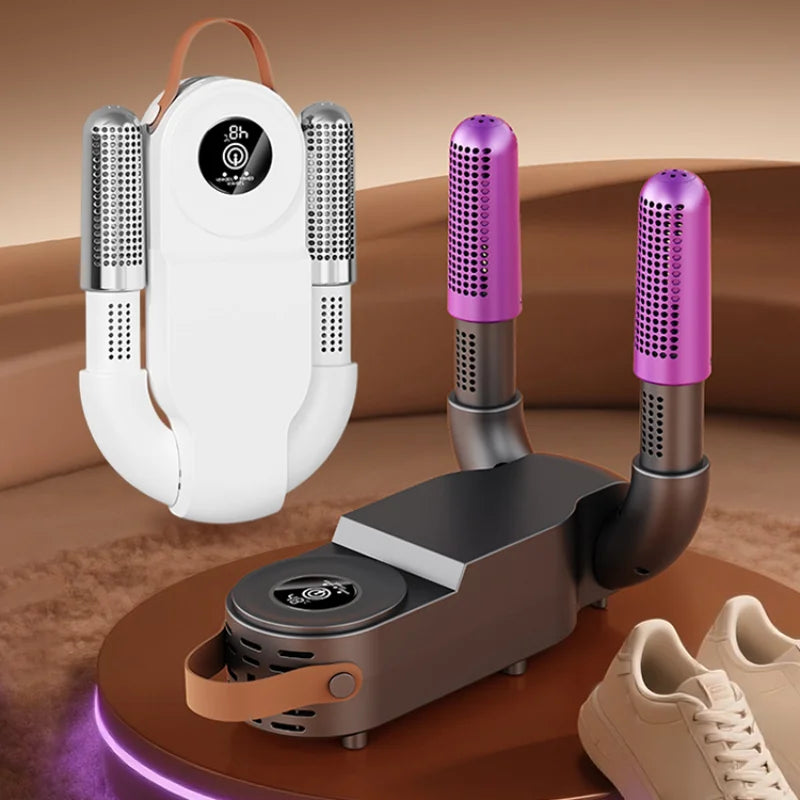 Intelligent Shoe Dryer With Both Dry And Wet Functions Deodorizing And Timed Design Foldable And Quick Drying Shoe Dryer