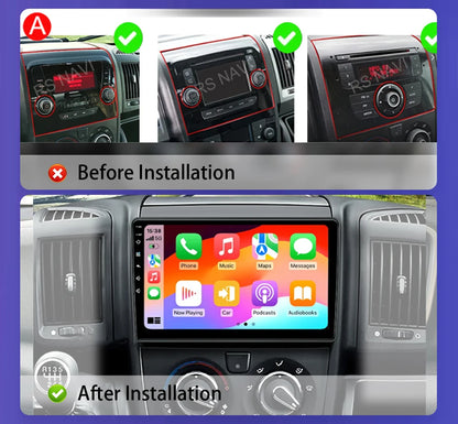 Android 15 For Fiat Ducato Peugeot Boxer Citroen Jumper 2006-2022 2K QLED Android Car Radio Multimedia stereo Player GPS CarPlay