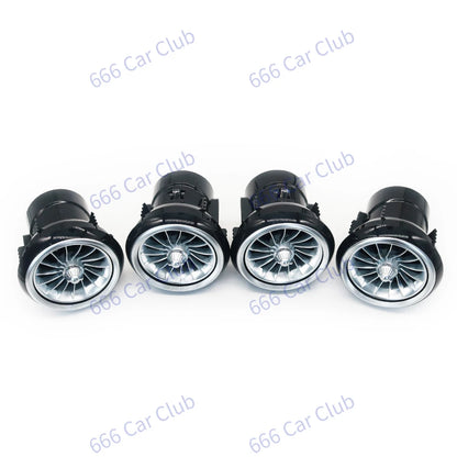 256 Colours Air Vents For Audi A3 S3 RS3 8V 8Y 8P 2004-2020 Car Dashboard Ambient Light LED Air Conditioner Outlet Nozzle Lamp