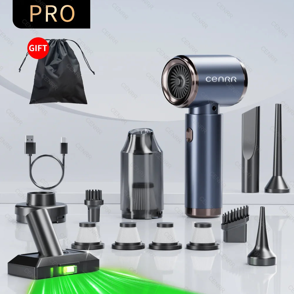 CENRR Car Vacuum Cleaner High Suction Wireless Vacuum Cleaner Cordless Vacuum Cleaner for Car High Pressure Cleaning Machine