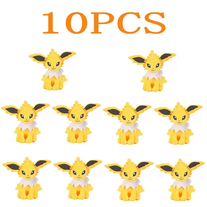 10pcs Pokemon Official Plush Toy - Charmander, Squirtle, Pikachu Plush, Bulbasaur Stuffed Animal Toy, Pokemon Doll Birthday Gift