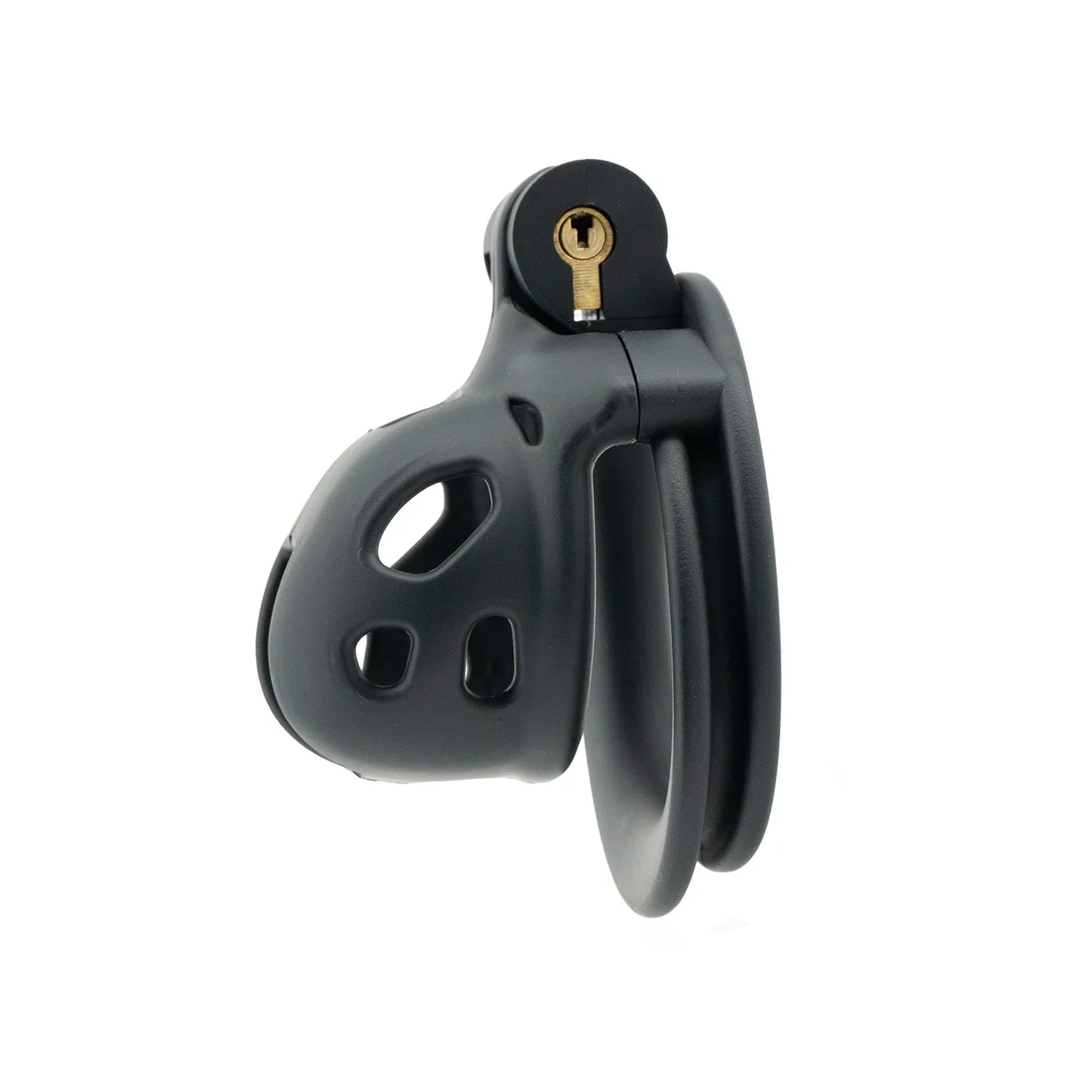 Black Small Short Male Plastic Chastity Lock Slave Cuckold Cock Bondage Cage Adult Sex Toys