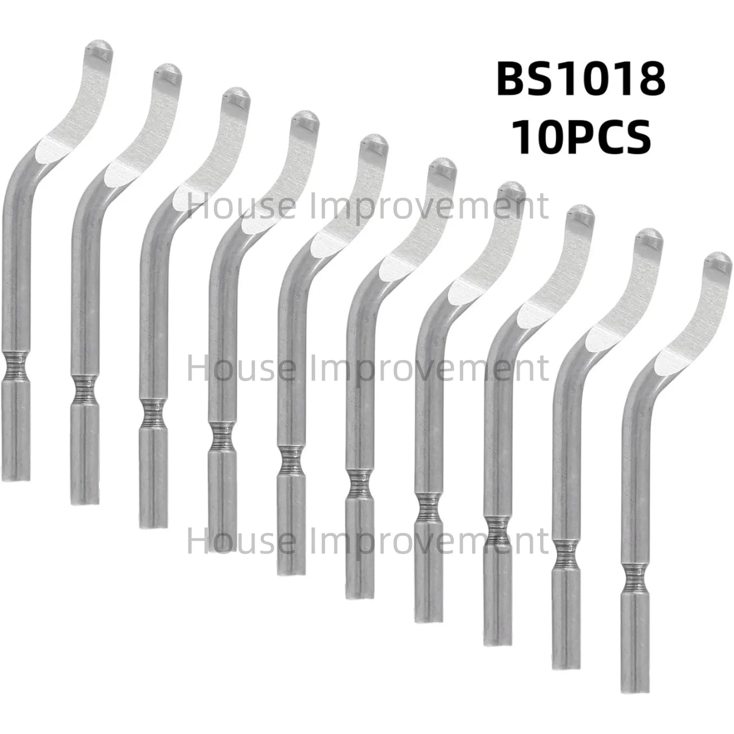 Deburring Tool Set with 11pcs High Speed Steel Swivel Blades Burr Removal Tool for Metal Resin PVC Pipes Copper Plastic Aluminum