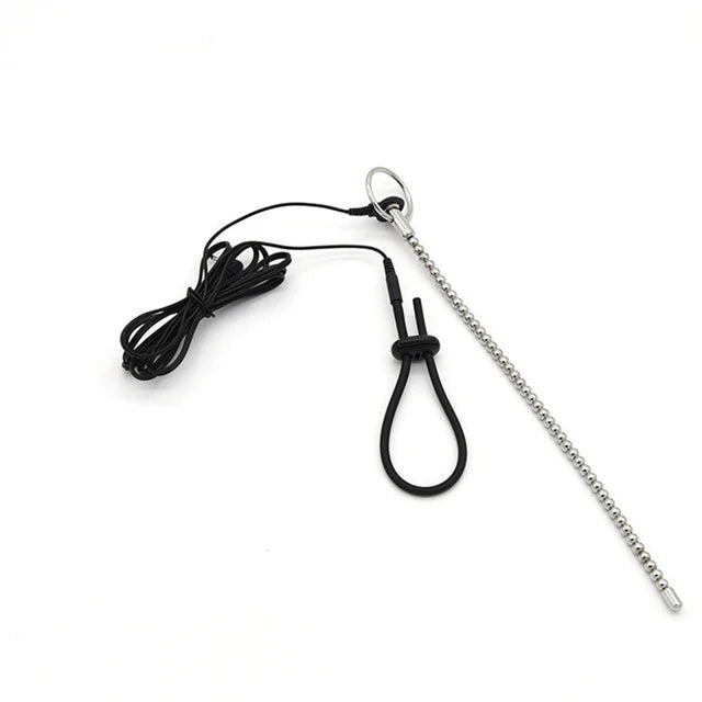 Electric Shock Bdsm Cock Sheath Ball Stretcher Host Cable E-stim Penis Ring Electro Sex Toy for Men Glans Testicle Loops Massage