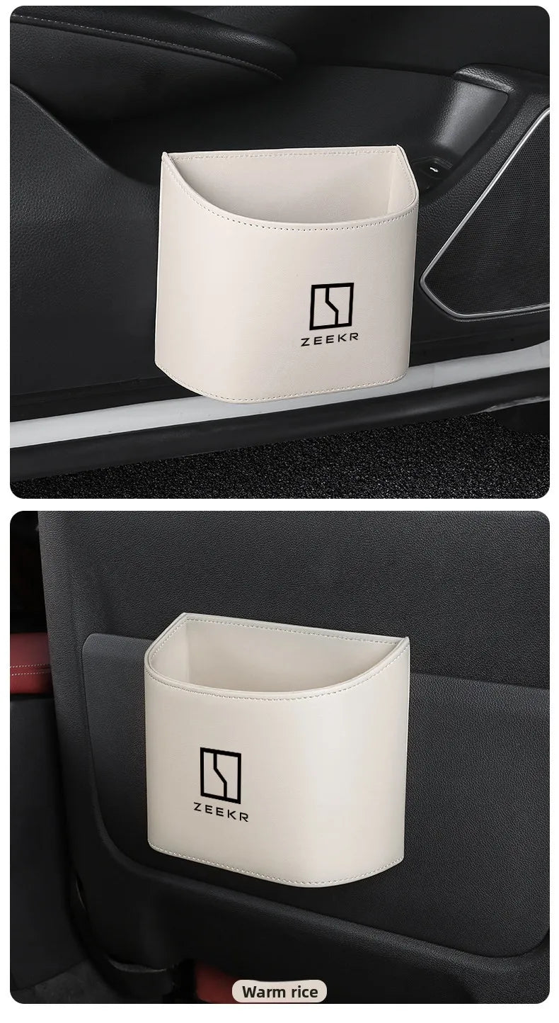 Suitable for ZEEKR 007gt 7X Zeekr 001 009 mix zeekr 9x car garbage bin storage box, car door water cup holder