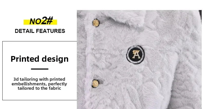 Winter Faux Fur Jacket for Men Fashion Thickened Warm Coats Casual Business Social Streetwear Leather Jacket Men Clothing