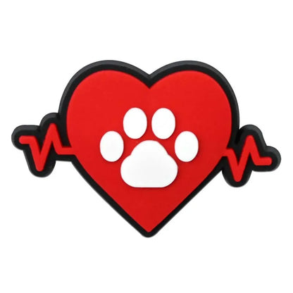 Pet hospital veterinarian Love dogs Shoes Charms DIY PVC Shoe bag Accessories Forenthusiasts Wristband Kids Party X-mas Gifts