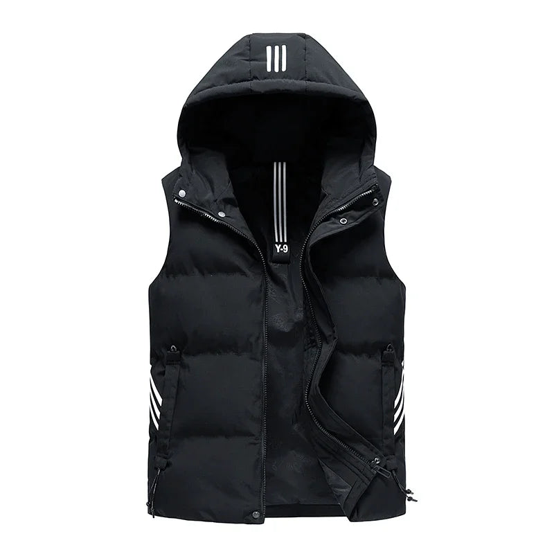 New Winter Fashionable Casual Hooded Down Vest High-quality Versatile Comfortable Breathable Casual and Warm Down Vest