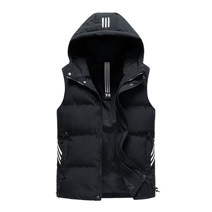 New Winter Fashionable Casual Hooded Down Vest High-quality Versatile Comfortable Breathable Casual and Warm Down Vest