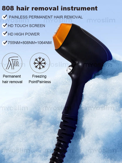 16 Bar Soprano Titanium Hair Removal Professional 5000W 4 Wavelength Painless Permanent Hair Removal Professional Beauty Salon