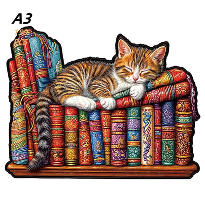 Jigsaw Puzzle Mysterious Animal Puzzles Dog Puzzles Gift for Adult Kids Educational Fabulous Gift Interactive Games Wooden Toys