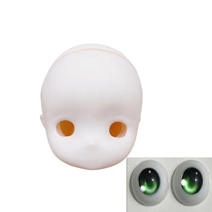 Anime Face Doll Head DIY 30cm Doll Makeup Doll Head or Whole Doll Makeup 1/6 Bjd Doll Girl Doll Toy Gift