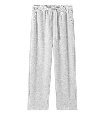 2026 New Cotton Men's Spring Autumn Training Straight Sweat Pants Mid-Season Casual Couple Pants 5Color