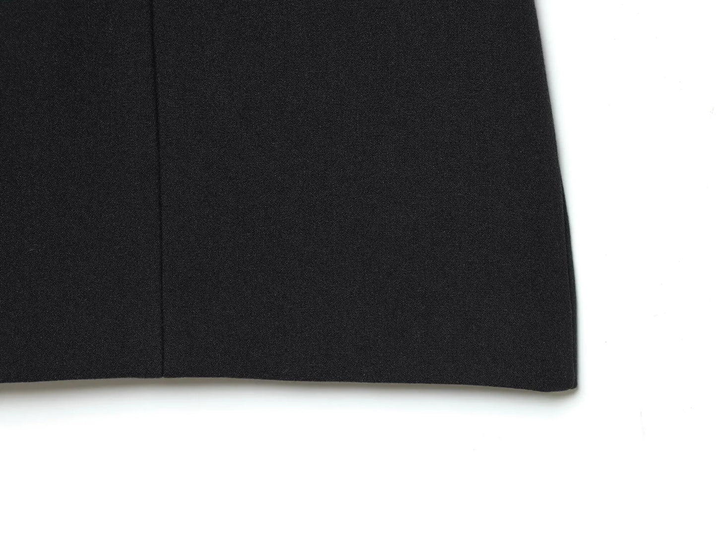 ZARK Fashionable round Neck Bubble Sleeve Short Dress Polyester High Waist Skirt for Women City Commuting Casual Wear Zipper ...