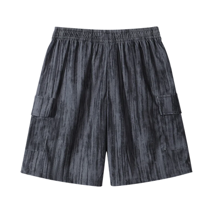 Hip Hop Fashion Bermuda Shorts for Men Summer Appliques Tie-dye Cargo Short Pants New Sports Beach Baggy Y2K Streetwear Shorts