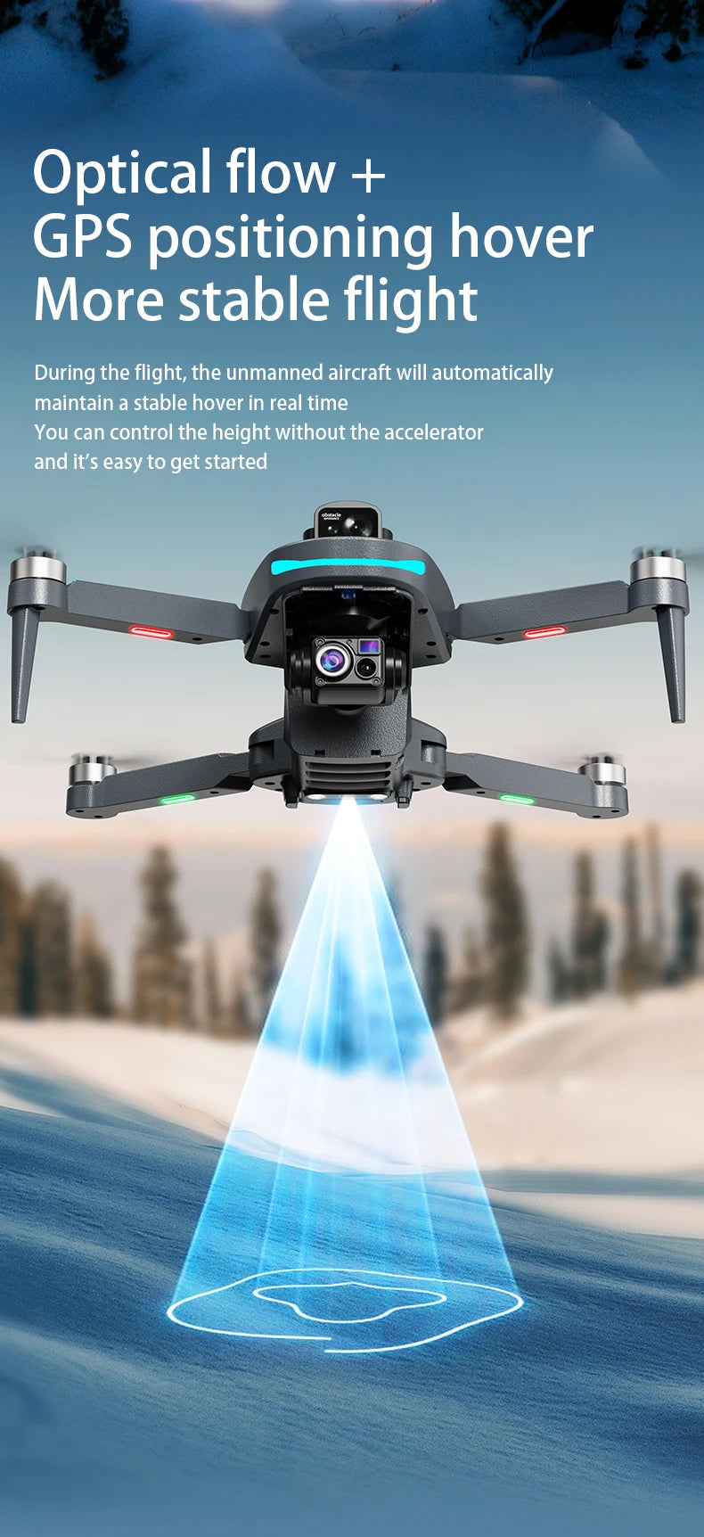 L200 PLUS GPS Drone 5G WIFI Professional 8K 3-axis Gimbal Aerial Brushless Obstacle Avoidance HD Dual Camera Security Drone Toys