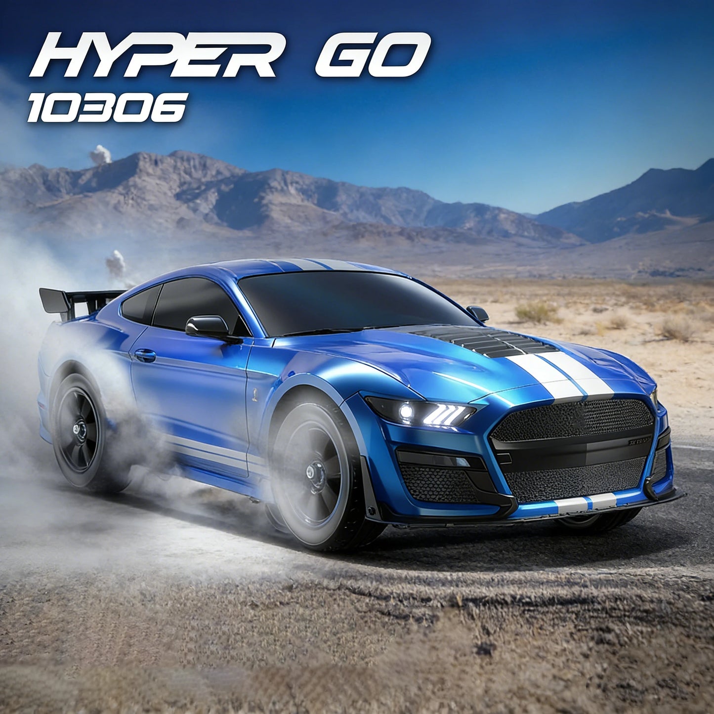 MJX Hyper Go 10306 1/10 RC Drift Car GT500 Remote Control 2S 47km/h High Speed Rally Racing Toy Model for Kids Adults