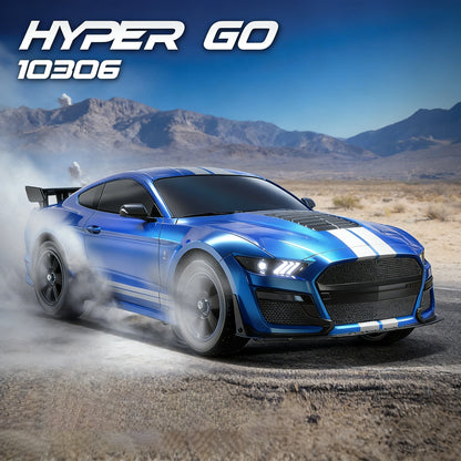 MJX Hyper Go 10306 1/10 RC Drift Car GT500 Remote Control 2S 47km/h High Speed Rally Racing Toy Model for Kids Adults