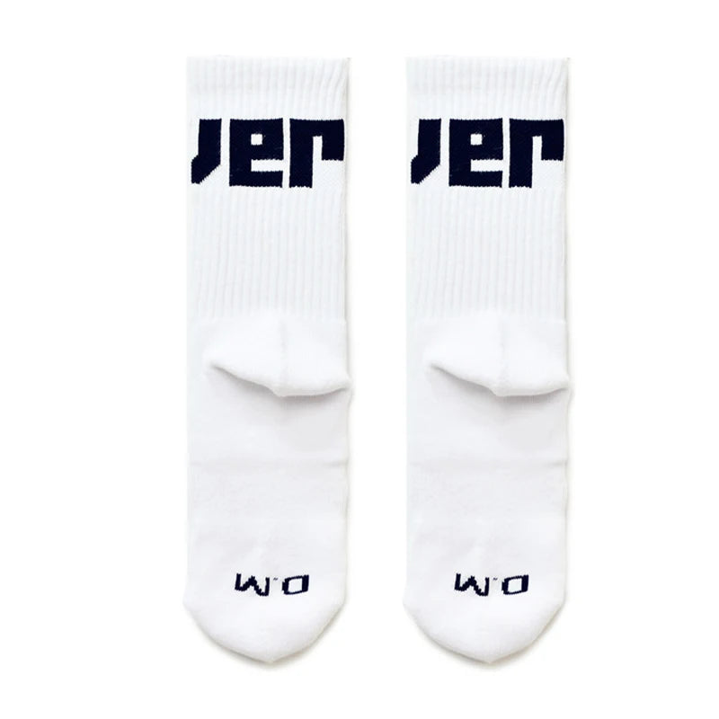 Man Socks Basketball Sports Stockings Crew Compression Stockings Fitness Thickening Terry Socks Casual Medias Hombre Business