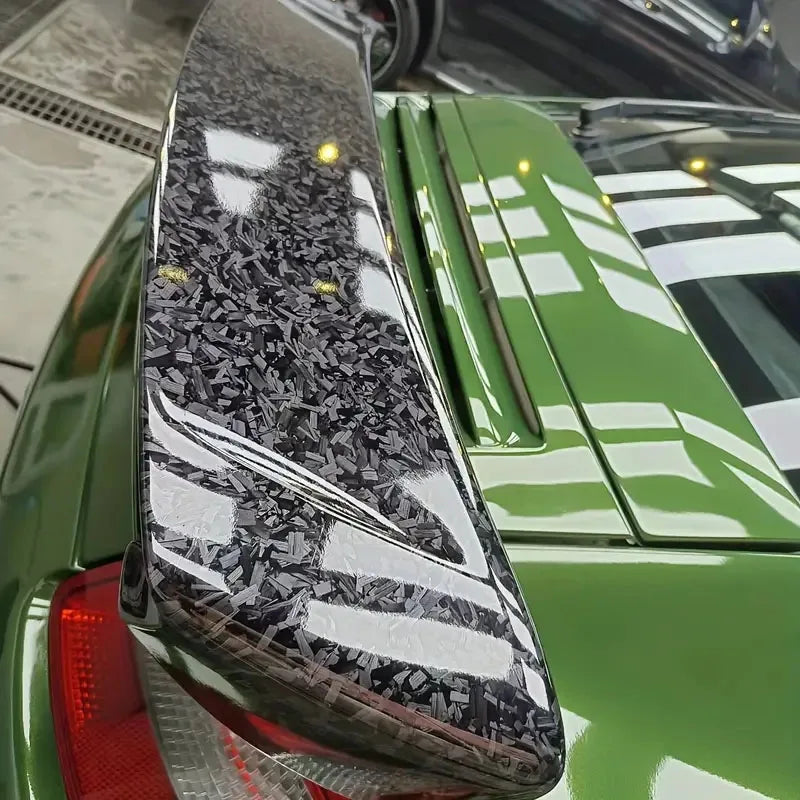 Premium PET Gloss Forged Carbon Fiber Vinyl Wrap Roll Self Adhesive Decal Vehicle Car Wrapping Foil