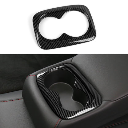 For Honda Civic 10th Gen (2016 -2021) Interior Accessories, Car Center Console Gear Shift Panel , Carbon Fiber ABS Trim Sticker