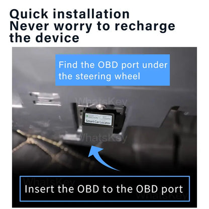 Car OBD Tracker With Find My APP for Apple GPS Locator Vehicle Anti-lost Tracking Device Free App Monitor L1 Replace AP100