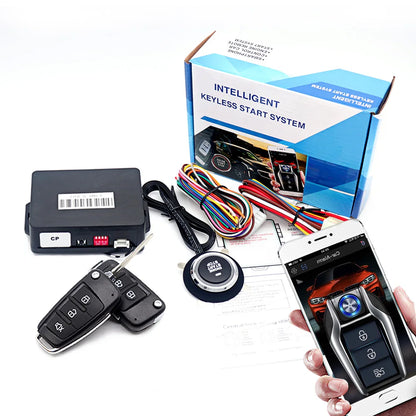 Autostart Car alarm with autostart Remote starter Automotive start stop Car central lock Start button system For Toyota/Ford