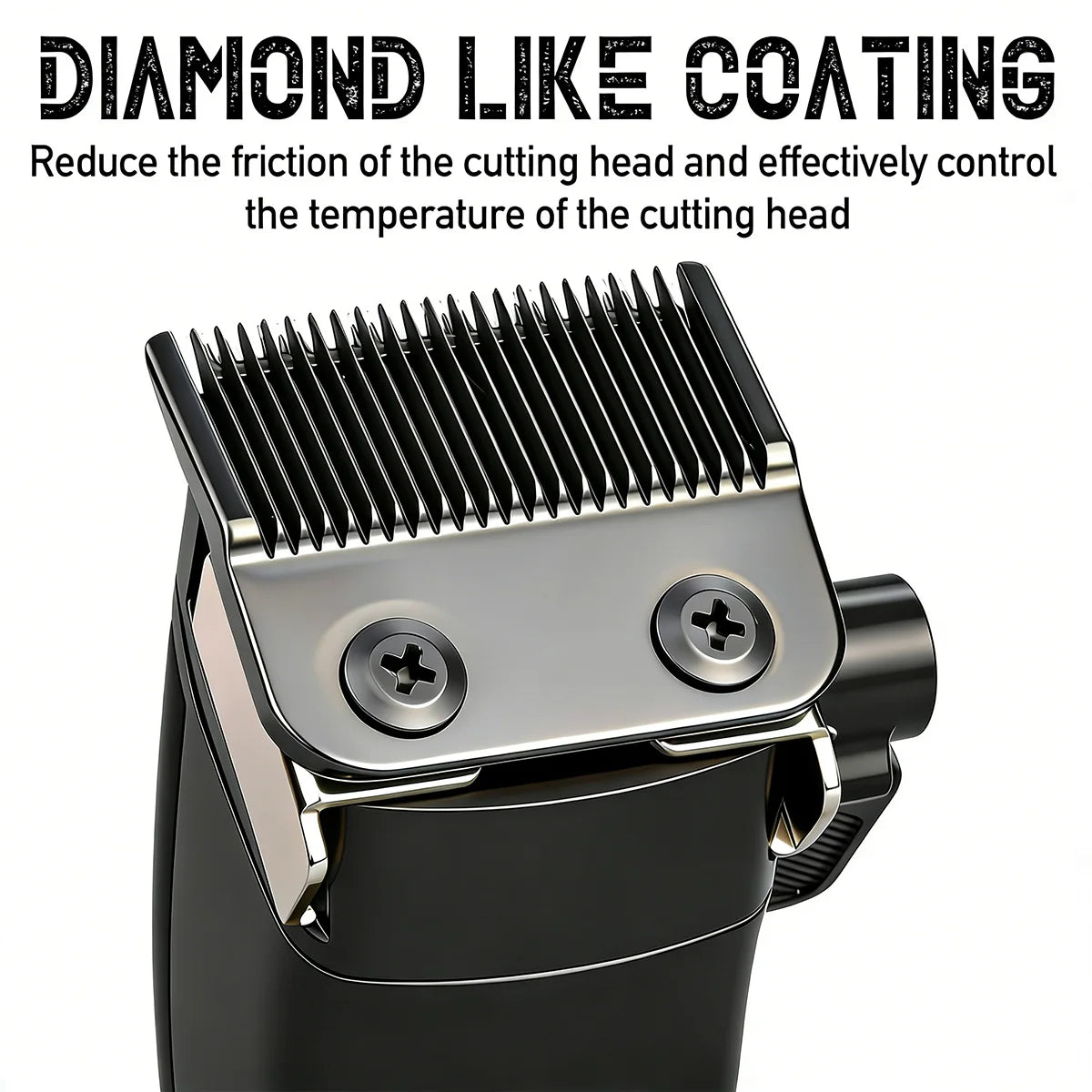 2026 3 Colors BRDCLIP 898C Professional 8000RPM Hair Clipper Outer-Rotor Brushless Motor 5-speed Adjustment DLC Detachable Blade