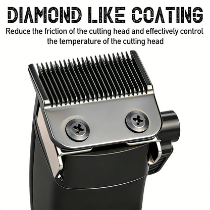 2026 3 Colors BRDCLIP 898C Professional 8000RPM Hair Clipper Outer-Rotor Brushless Motor 5-speed Adjustment DLC Detachable Blade