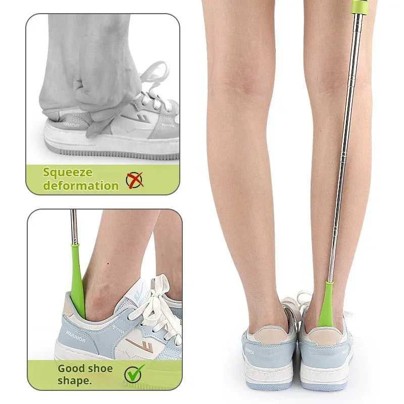 1/5/10PCS Stretchable Long Shoe Horns 29cm-71cm Shoehorn Pregnant Woman Elderly Shoe Spoon No Bending Over Wearing Shoe Spatula
