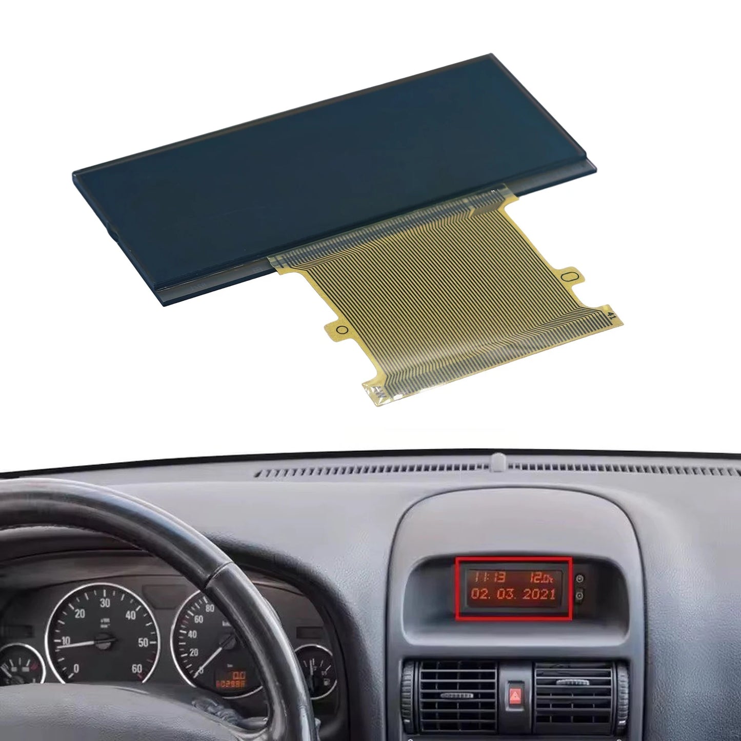 LCD Display TID On-Board Computer Display Screen For Vauxhall Opel Corsa Astra Agila Combo Meriva Chevrolet Corsa Montana Holden