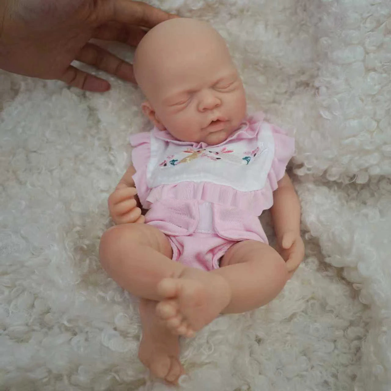 Reborn Baby Dolls 12" Micro Preemie Full Body Silicone Sleeping Baby Doll Realistic-Newborn Baby Dolls Girl That Look Real