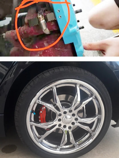 KUNBABY Universal 4 Or 2Pcs Aluminum Metal Brake Caliper Cover Without Logo Styling Fixing By Screws Car Accessiries
