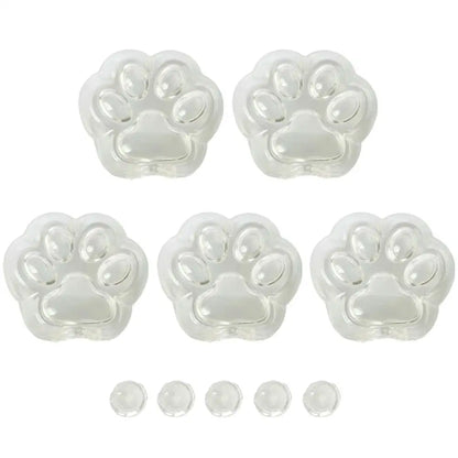 Cat Paw Hollow Ball Skin DIY Stress Relief Toy Slow Rebound Fidget Sensory Ball Toy Decompression Irregular Ball Cover