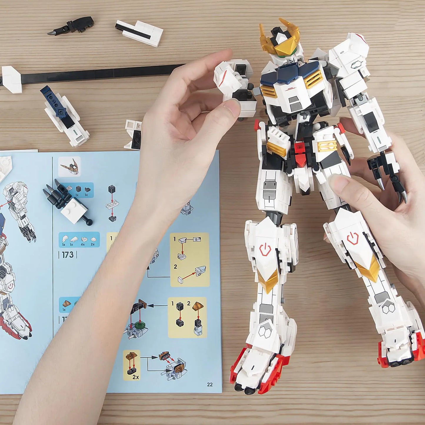 952PCS Mecha Building Blocks Deformation Mechanical Armor Figures Model Bricks Toys Creative Decoration Kids Toys Birthday Gifts