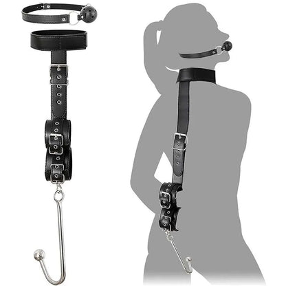 SM Adult Sex Toy Backhand Binding Apertural Plug Anal Hook Bondage Toys Bdsm Kit Slave Bondage Handcuff Couple Bundle Game 18+