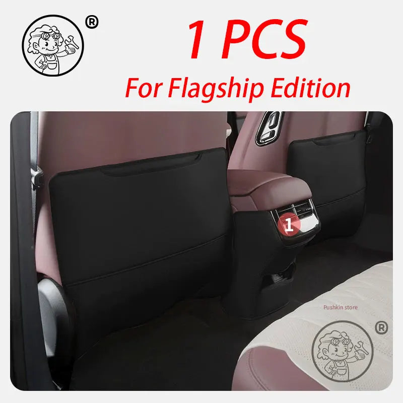 For BYD Seal 7 DMI SEAL 07 DMI 2025 2026 Car Seat Back Anti Kick Pad Interior Anti Dirty Leather Protector pad Car Accessories