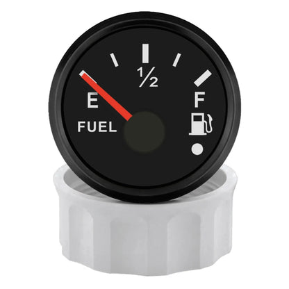 ELING 52mm Fuel Level Meter Indicator Gauge 0-190ohm 240-33ohm Signal with Alarm with Backlight 12V 24Volts Waterproof for Car
