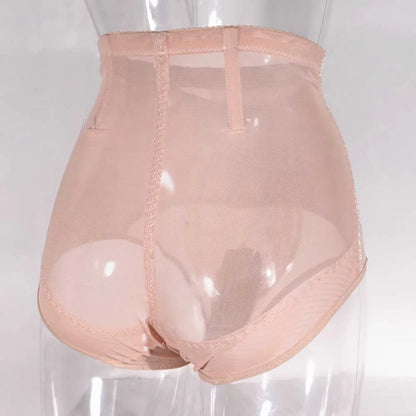 Men's Breathable Body Shapers Panties Elastic High Waist Butt Lifter Underwear Sexy Male Shaping Briefs Underpants