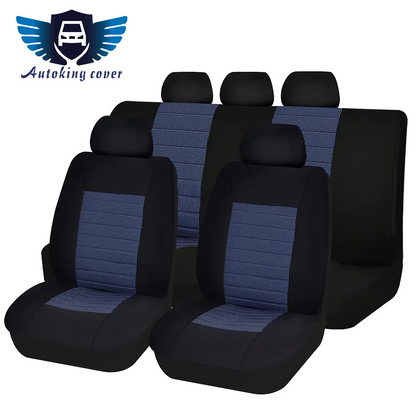 AUTOKING Car Seat Covers Airbag Compatible 2022 NEW Design Universal Size Fit For Most Van Minibus Separated Jacquard Car Seat