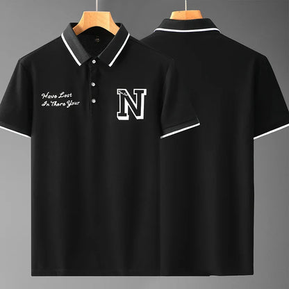 Extra Big Size 12XL Men's Casual Polo Shirt Short Sleeve Summer Tshirt Male Business Classic Elegant Large Plus Collar Golf Wear